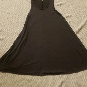 Flowing cotton gray dress